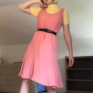 CLEARANCE bubblegum pink silk eileen fisher dress